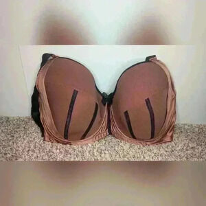 Parfait Charlotte Underwire Padded Bra - Bronze with Black, Size 40J NWOT